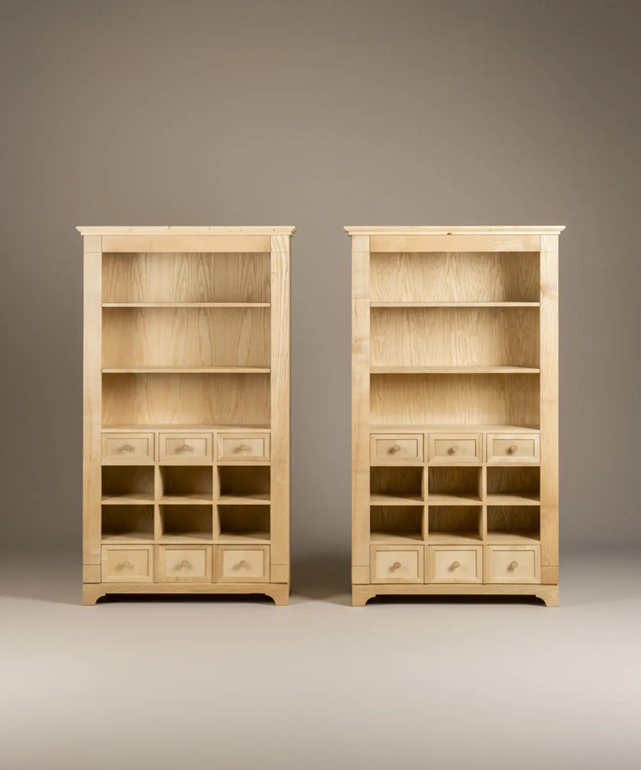 Librería biblioteca con cajones Antique arte y decoracion