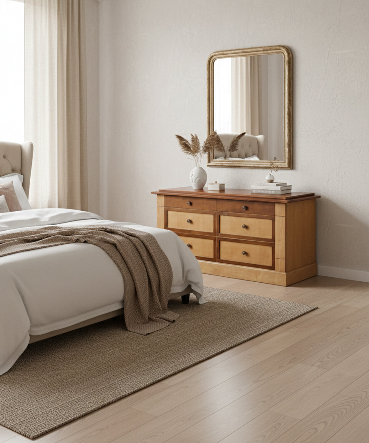 Mueble auxiliar de roble Mateo