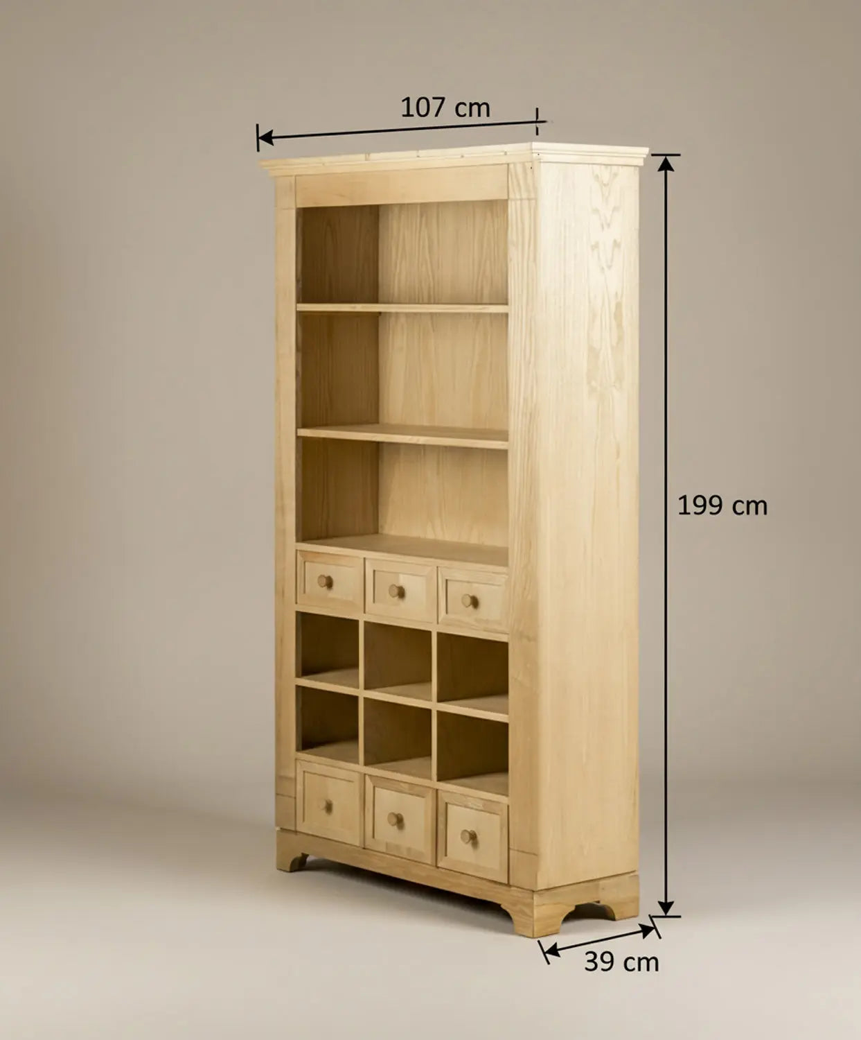 Librería biblioteca con cajones Antique arte y decoracion