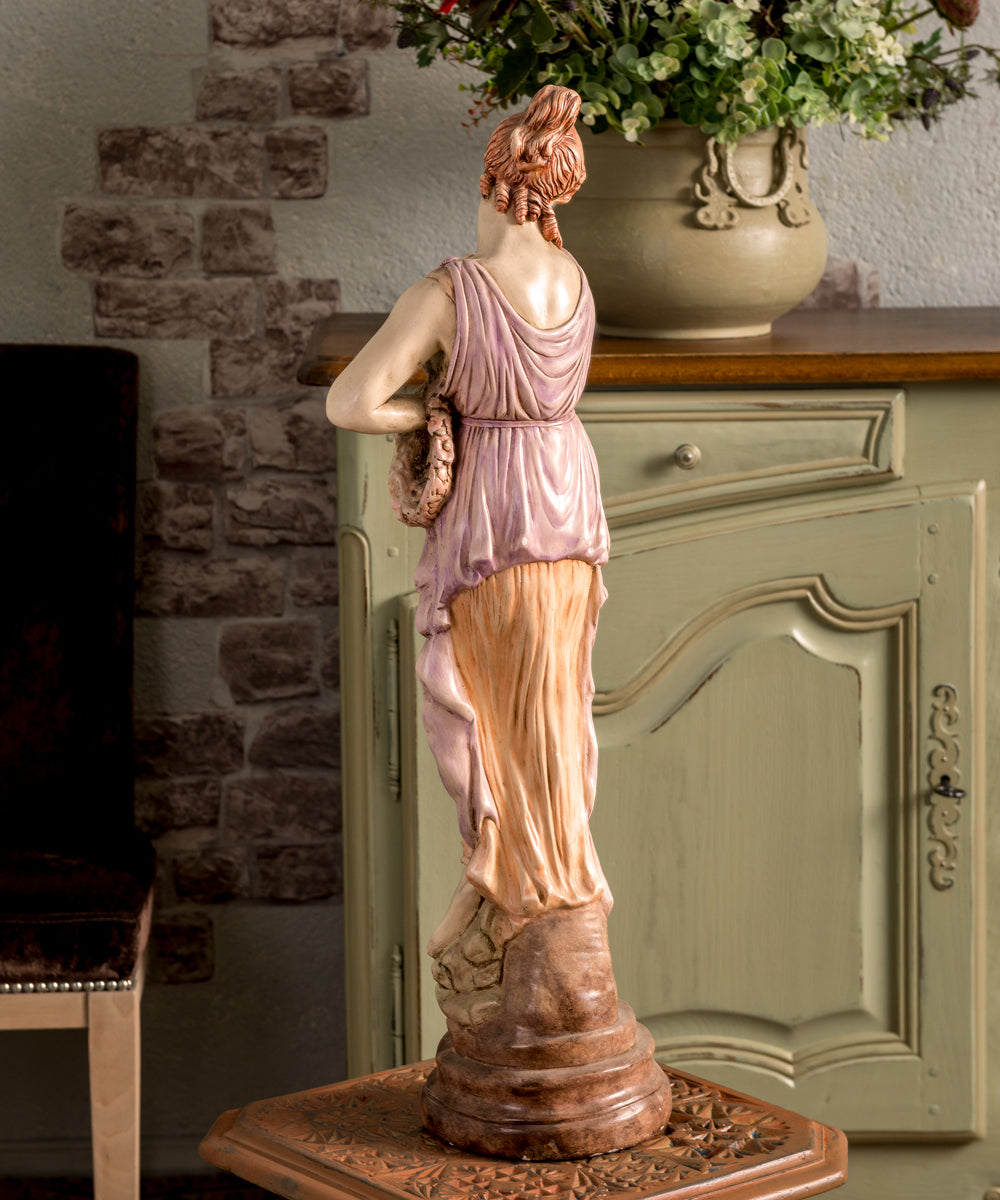 Polychrome ceramic sculpture