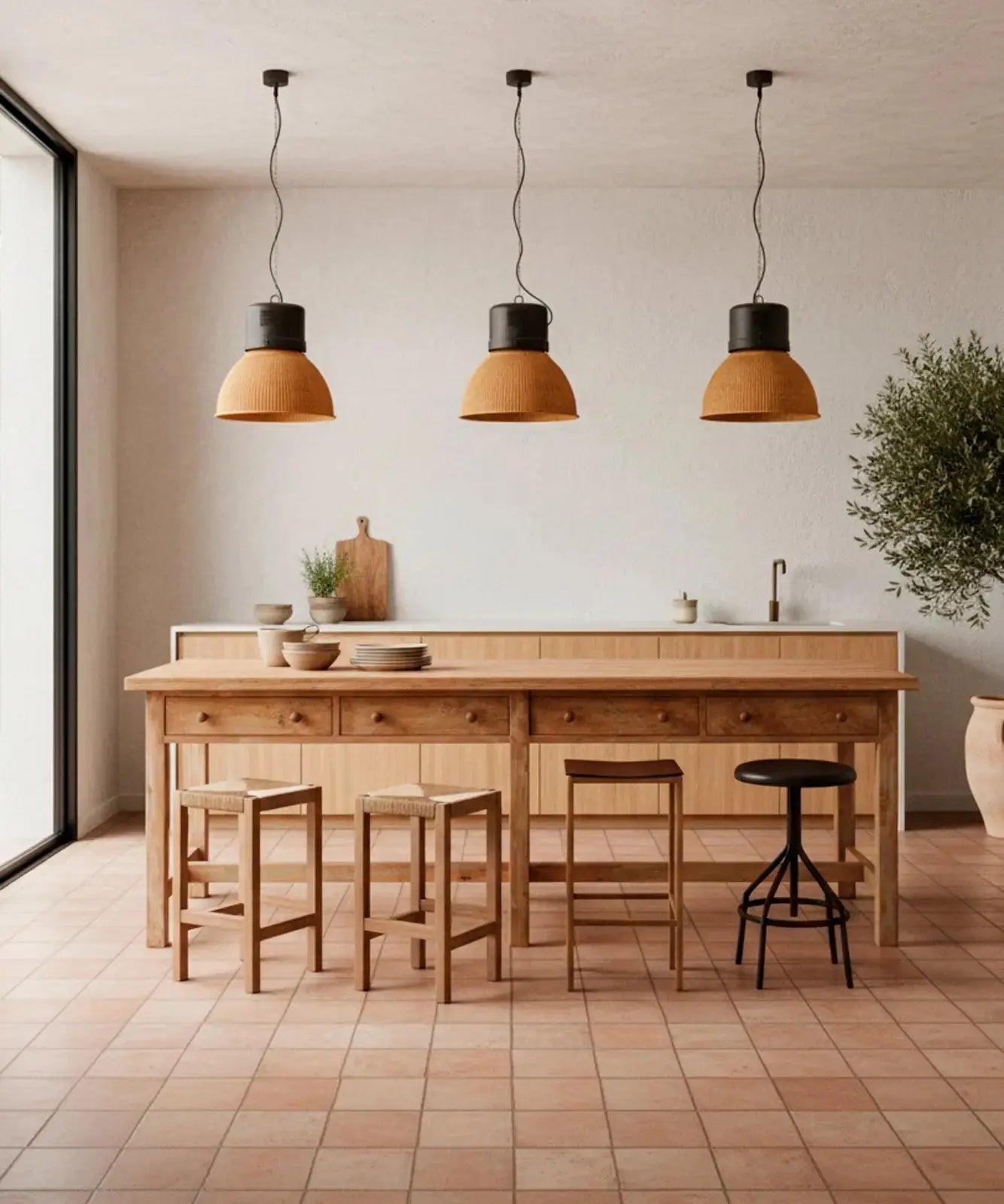 Mesa antigua de trabajo La Zarza Antique arte y decoracion