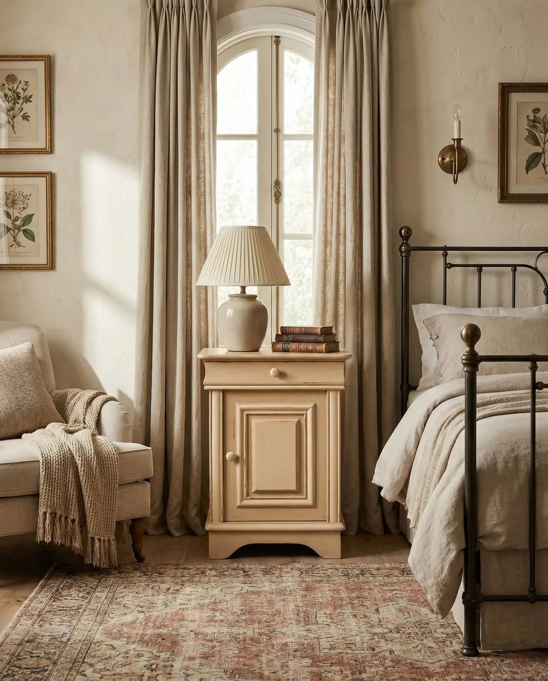 Mesita de noche Olivares Antique arte y decoracion