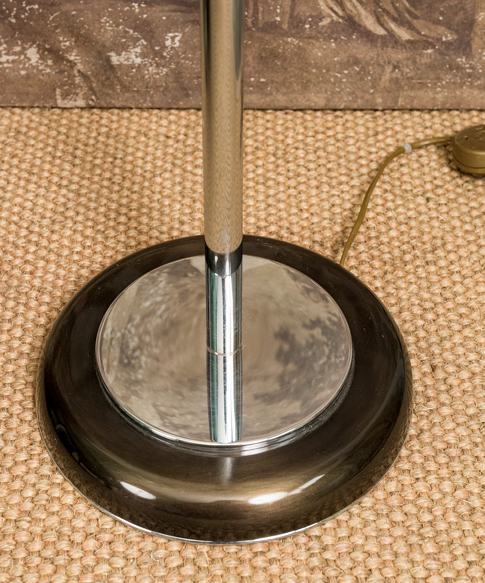 Chrome floor lamp