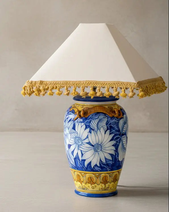 Lámpara antigua de cerámica Antique arte y decoracion