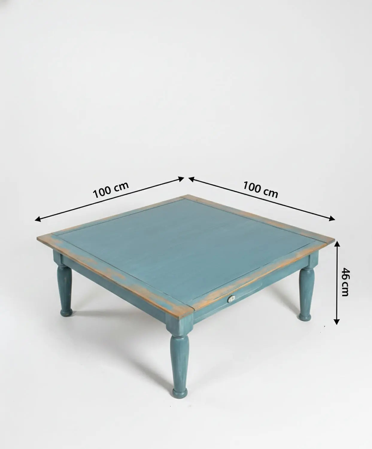 Mesa de centro de madera Leo Antique arte y decoracion