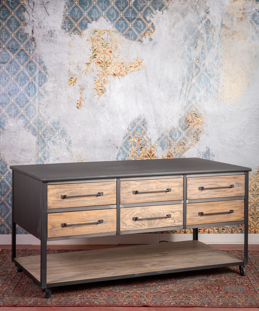 Mesa isla industrial La Manzanera