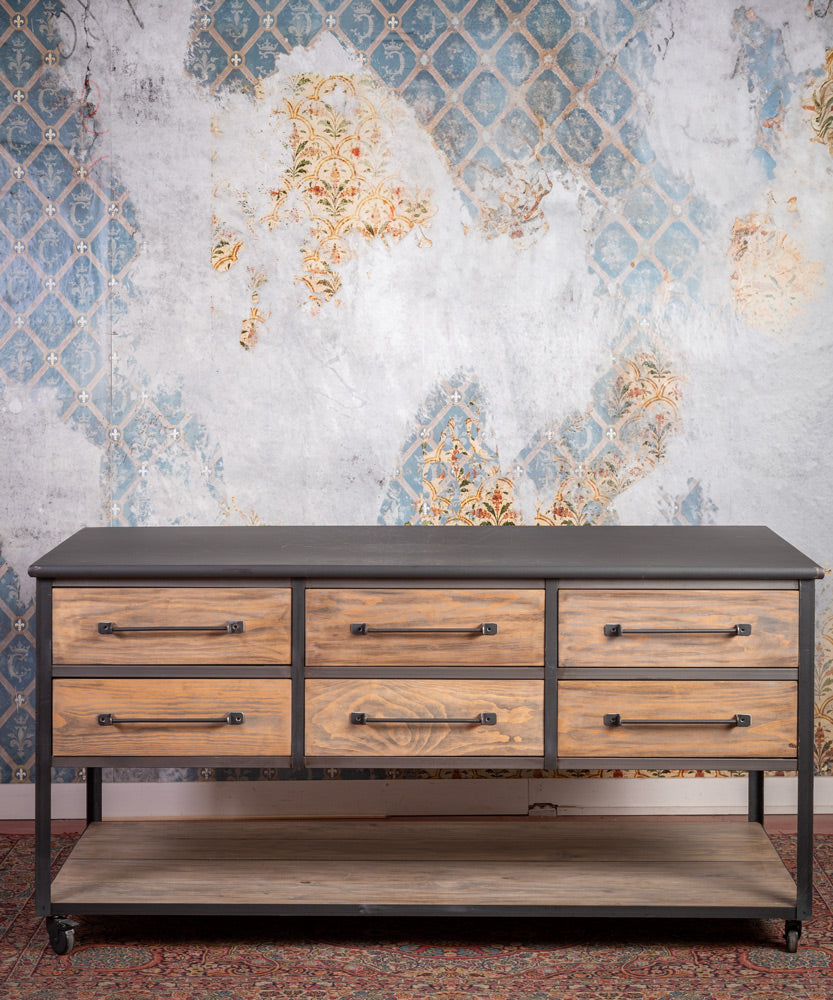 Mesa isla industrial La Manzanera