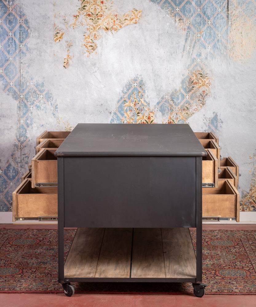 Mesa isla industrial La Manzanera