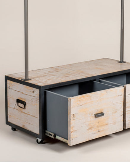 Mueble perchero industrial Chamberí