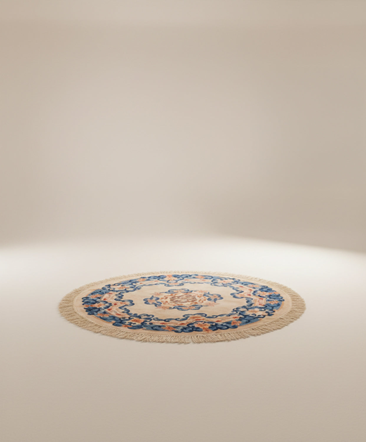Alfombra china redonda
