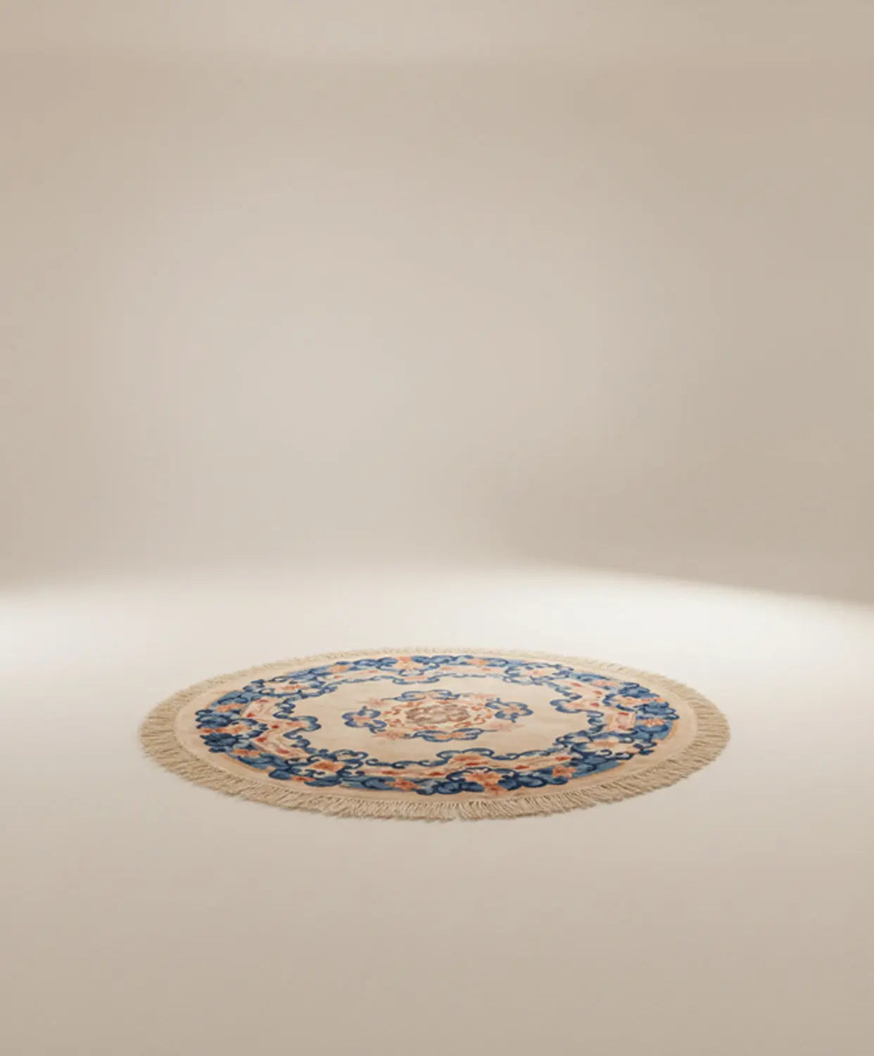 Alfombra china redonda Antique arte y decoracion