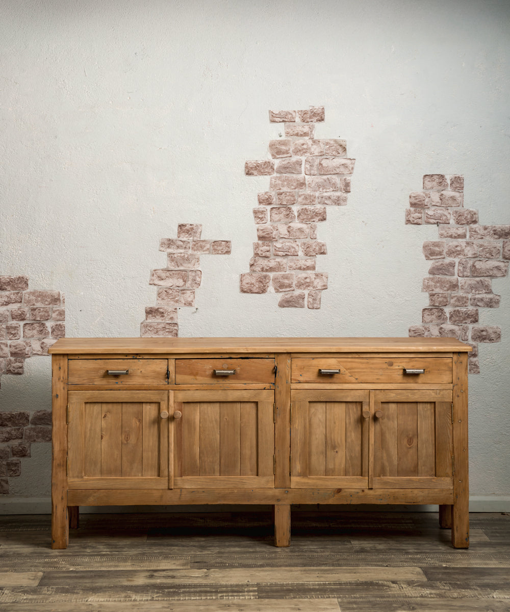 Milan industrial wooden sideboard