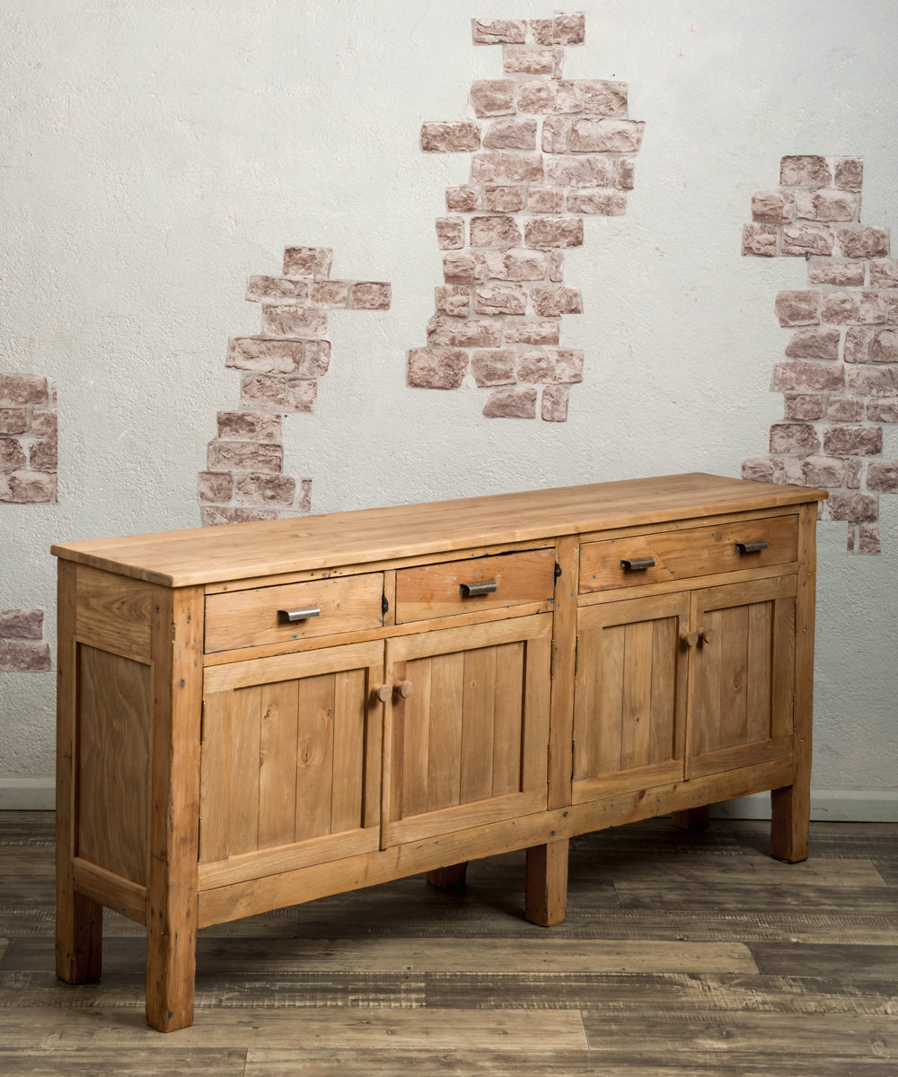 Milan industrial wooden sideboard