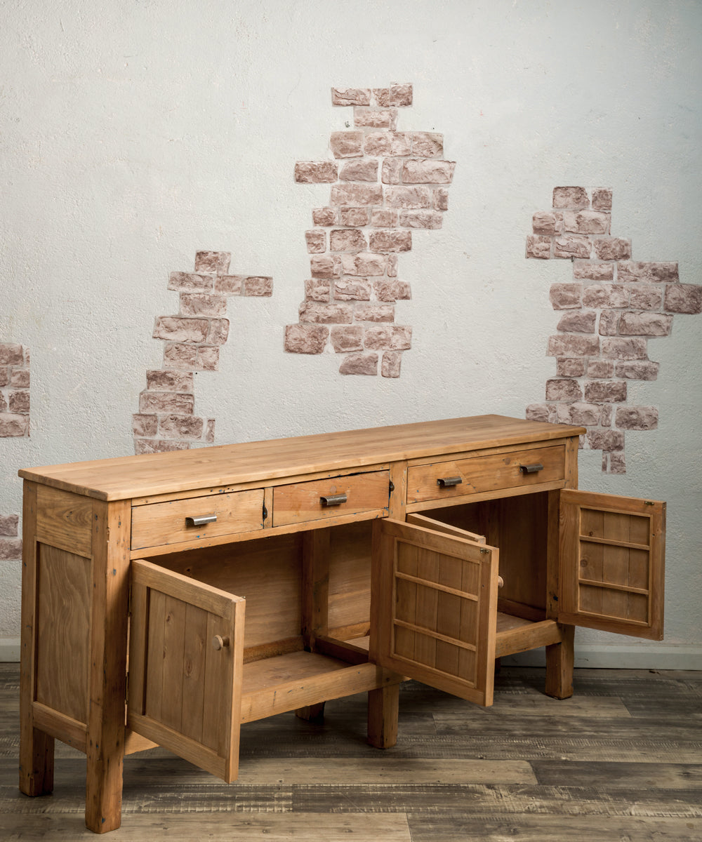 Milan industrial wooden sideboard