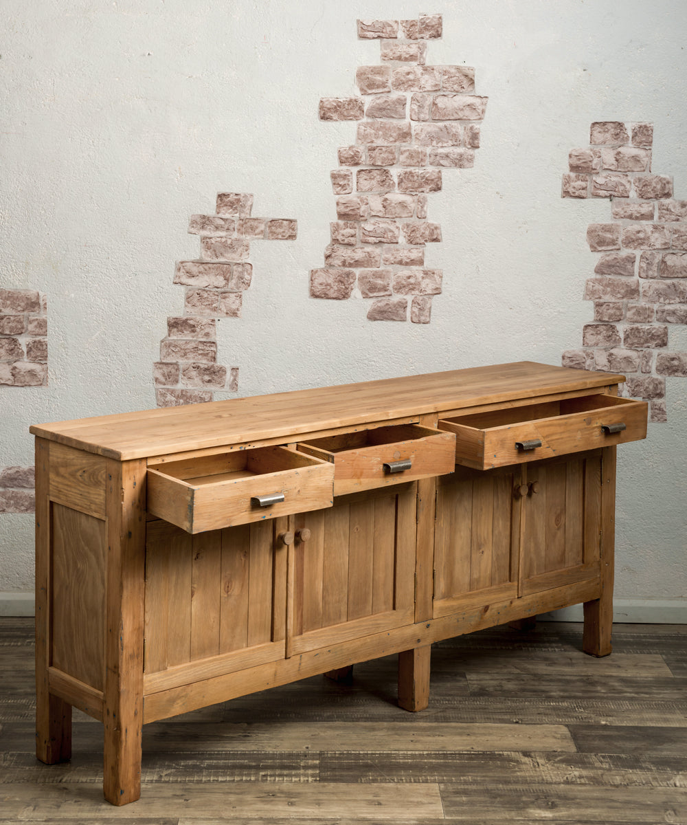 Milan industrial wooden sideboard