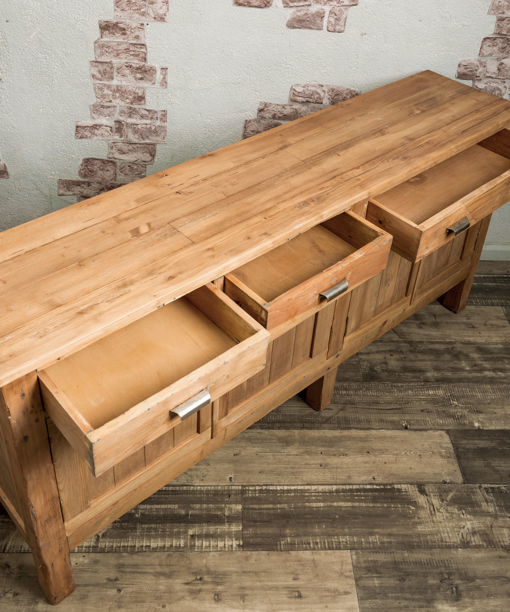 Milan industrial wooden sideboard
