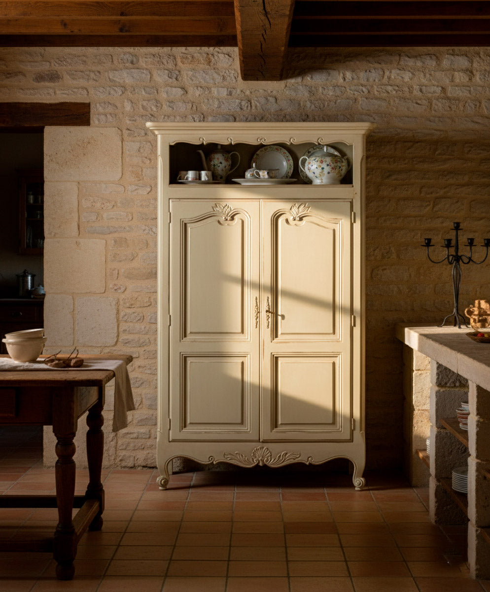 Antique Louis XV style wardrobe