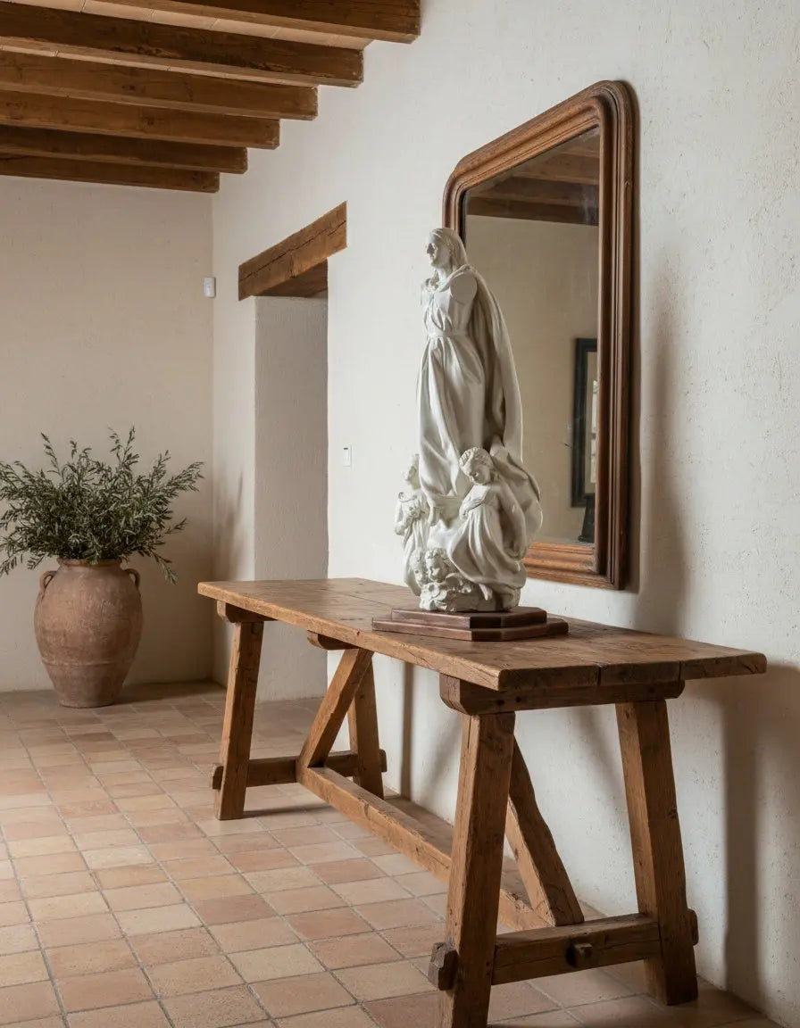 Ancient sculpture Virgin of the Assumption