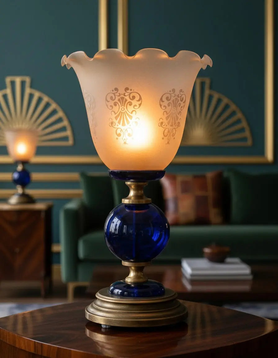 Lámpara de sobremesa Art Nouveau Antique arte y decoracion