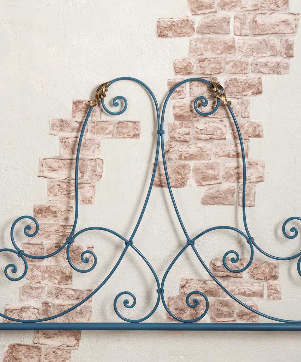Iron headboard