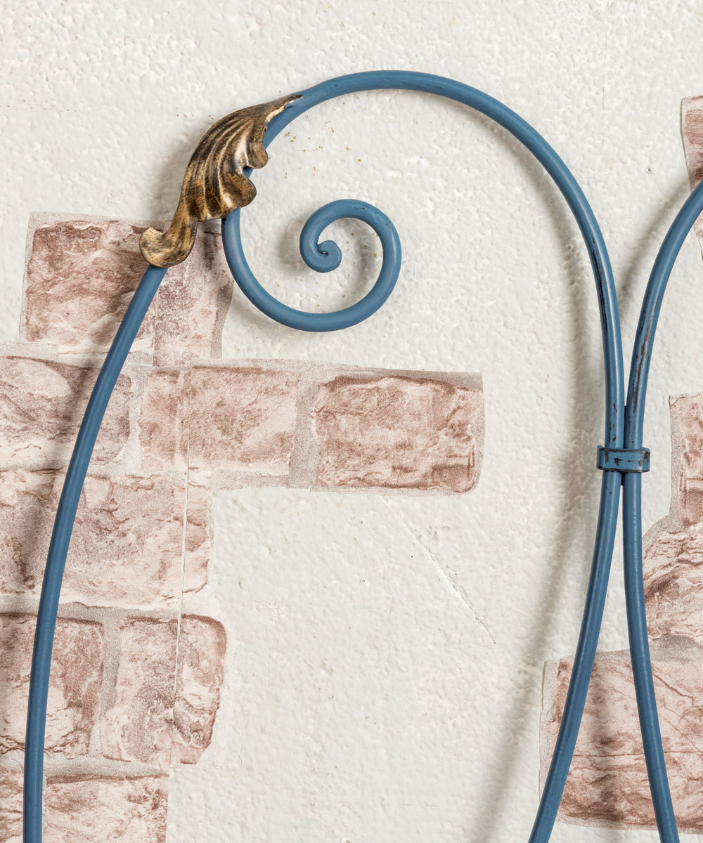 Iron headboard