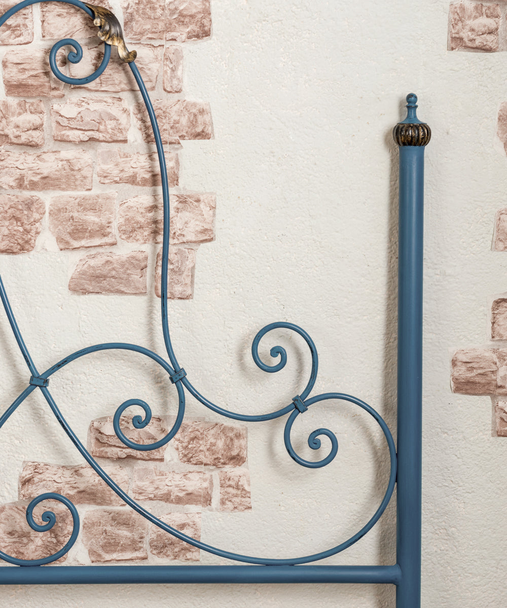Iron headboard