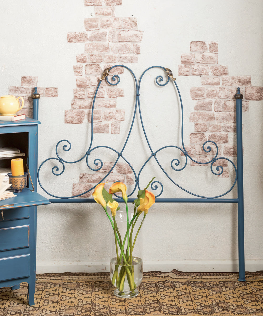 Iron headboard