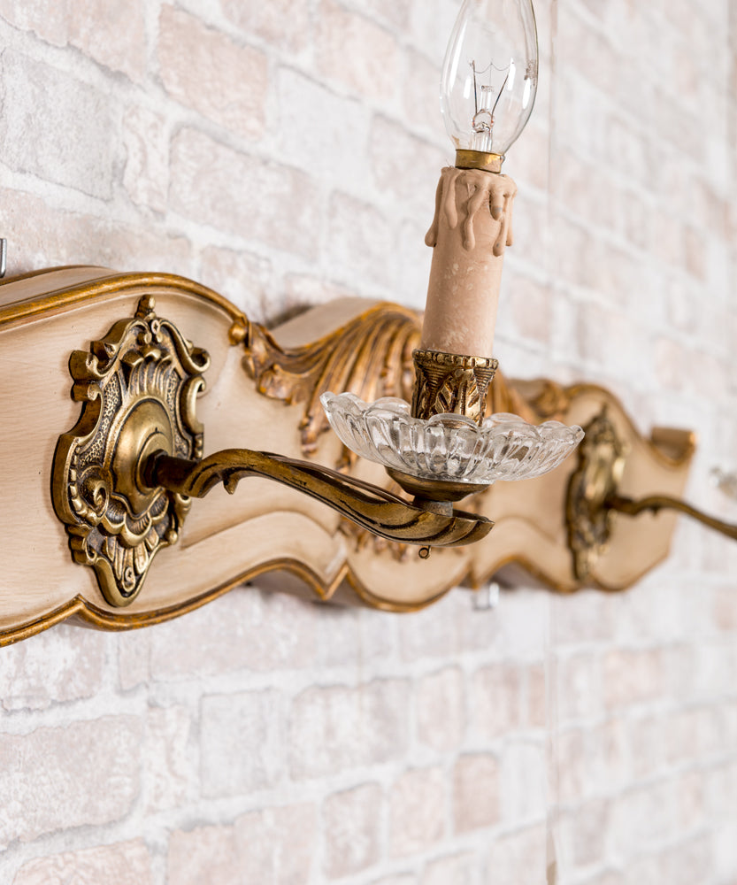 Antique Marseille wall light