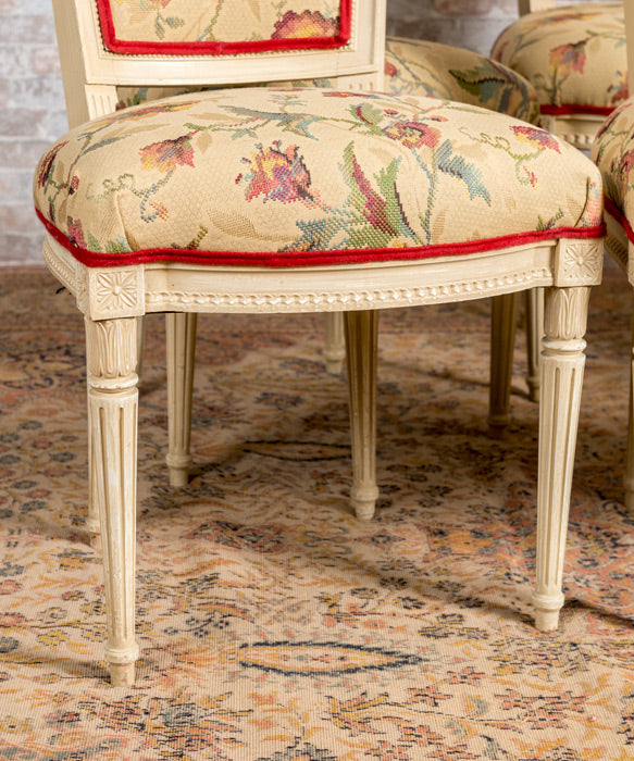 Set of 6 Louis XVI style chairs