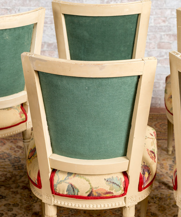Set of 6 Louis XVI style chairs
