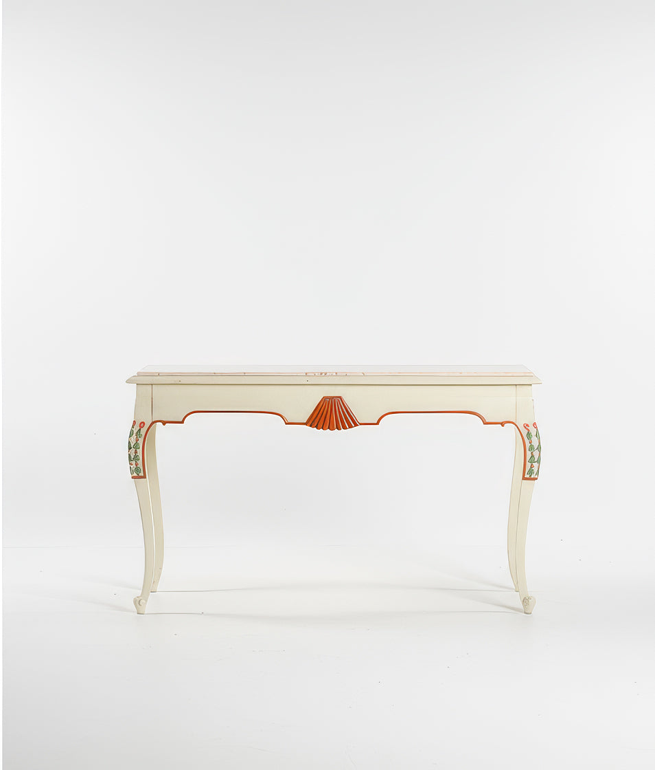 Consola antigua con mármol Vittoria