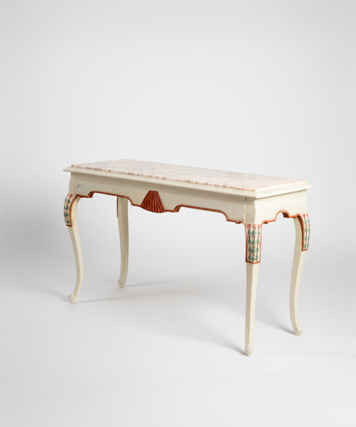 Consola antigua con mármol Vittoria