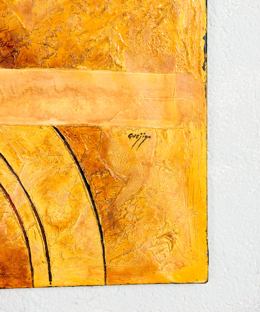 Pintura abstracta "Crucero"