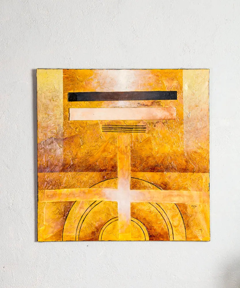 Pintura abstracta "Crucero" Antique arte y decoracion