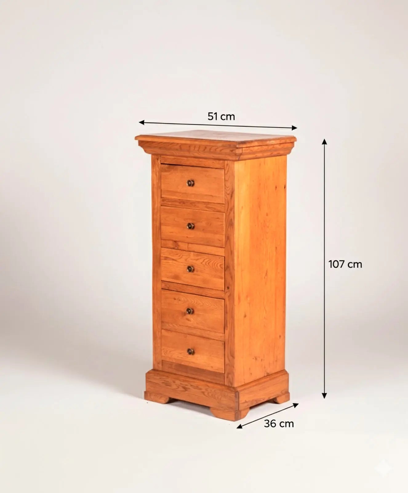 Mueble cajonera de roble Antique arte y decoracion