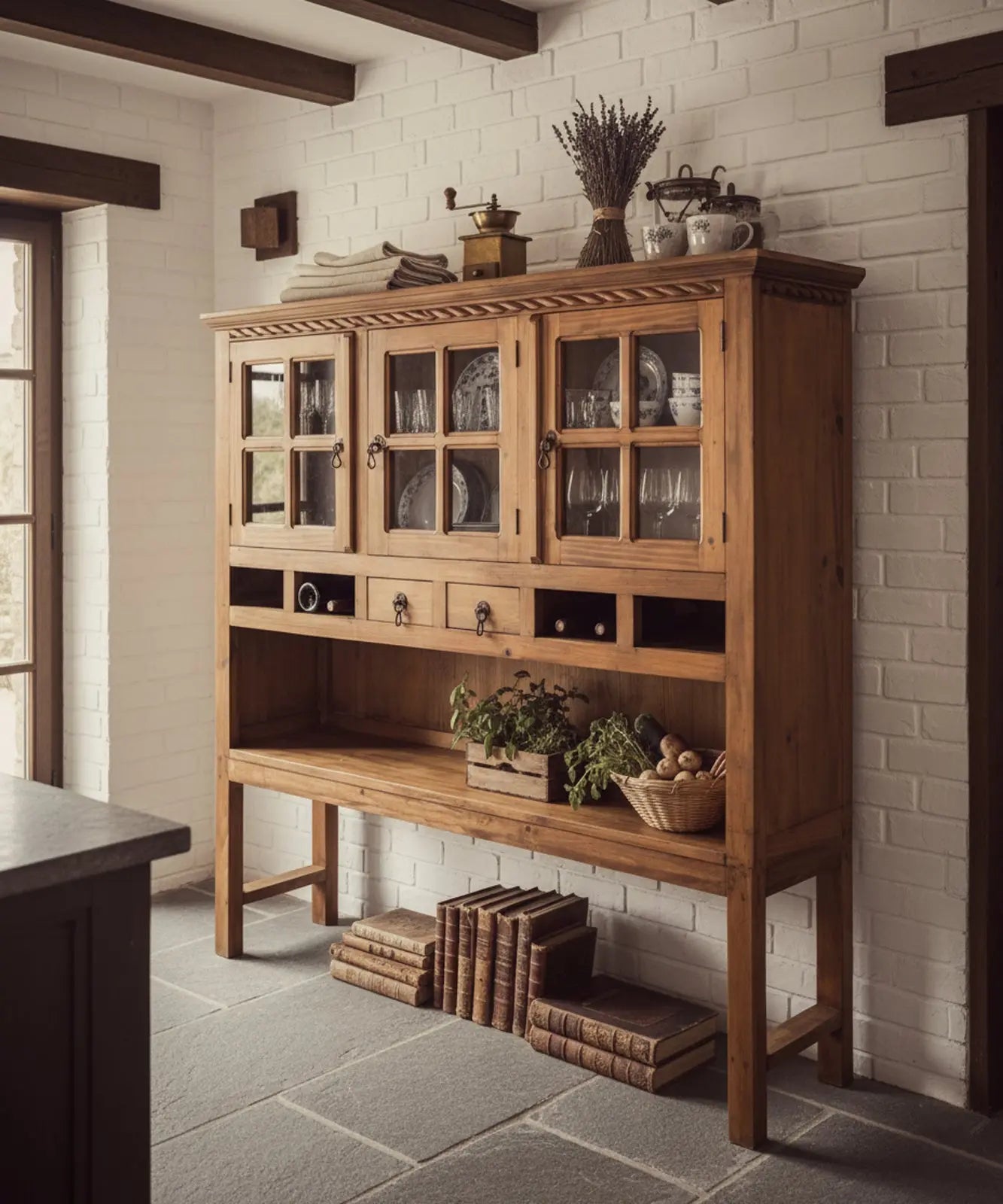 Aparador rústico Olite – Antique arte y decoracion