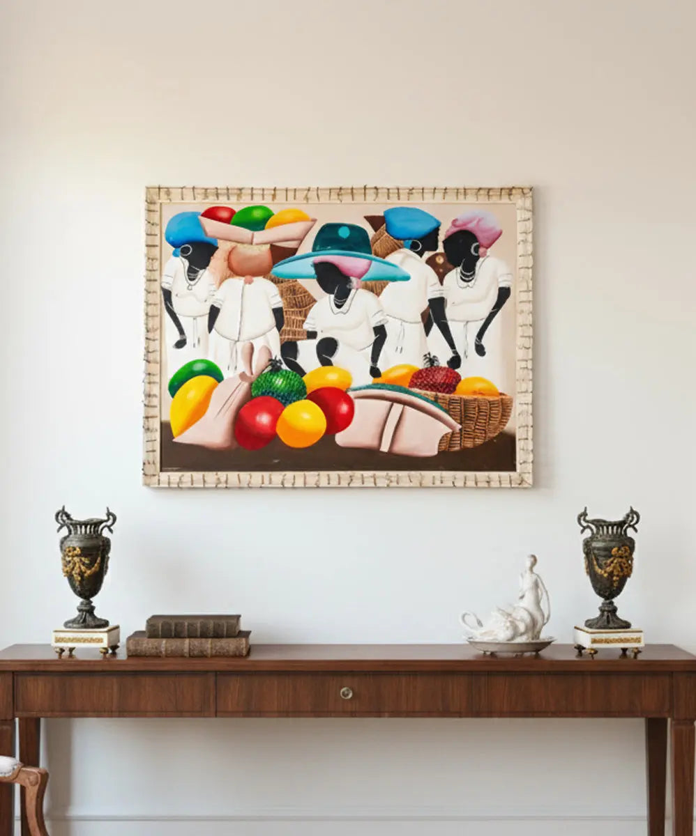 Cuadro haitiano Antique arte y decoracion