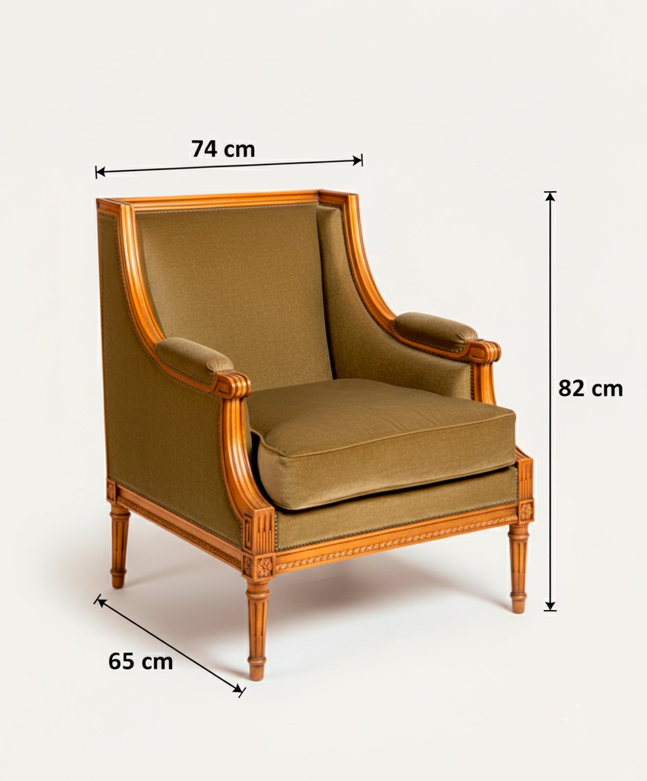 Sillón de estilo Luis XVI