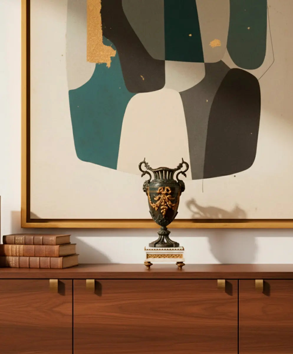 Copa antigua de bronce Antique arte y decoracion