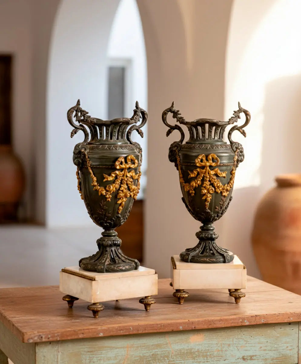 Copa antigua de bronce Antique arte y decoracion