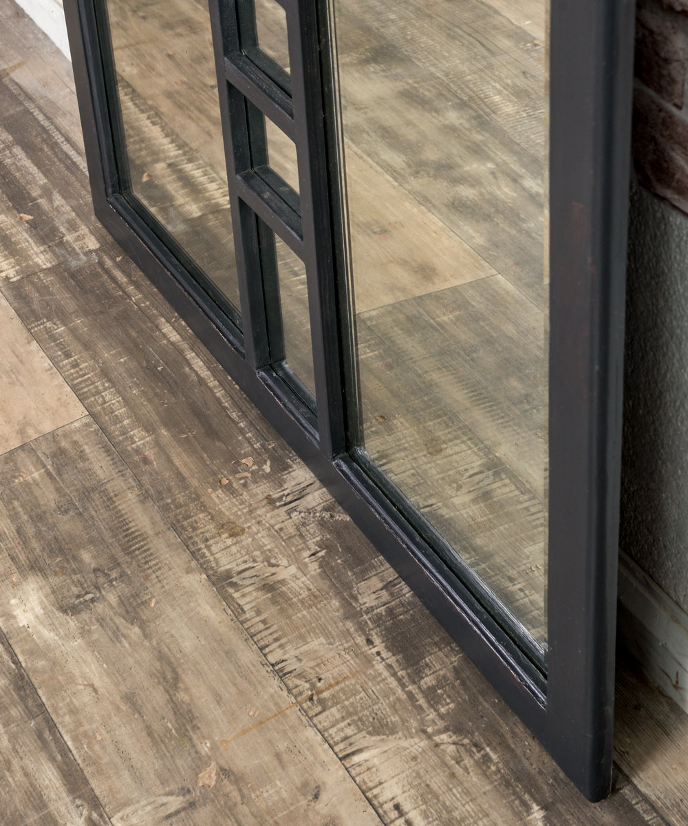 Industrial mirror with panels