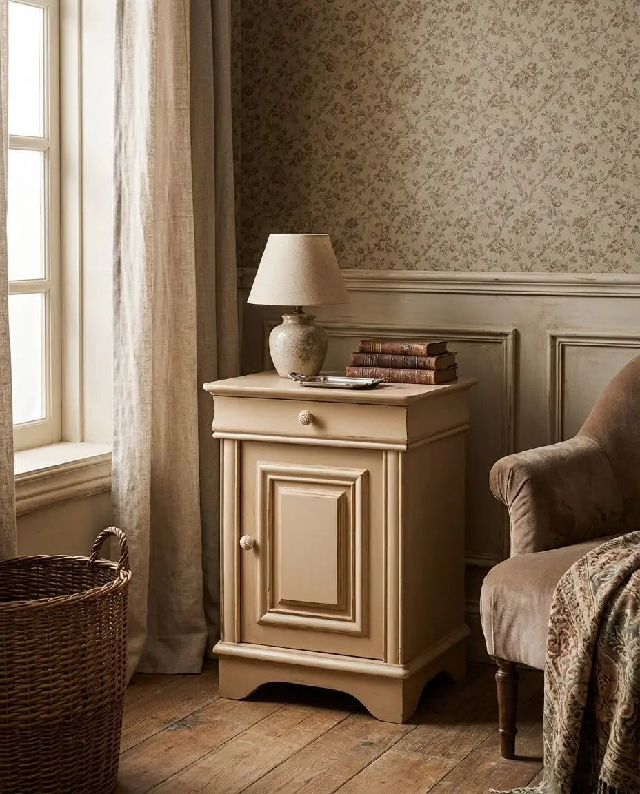 Mesita de noche Olivares Antique arte y decoracion