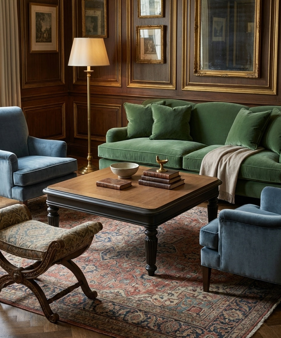 Mesa de centro clásica