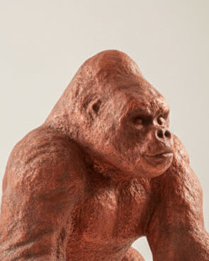 Large gorilla sculpture