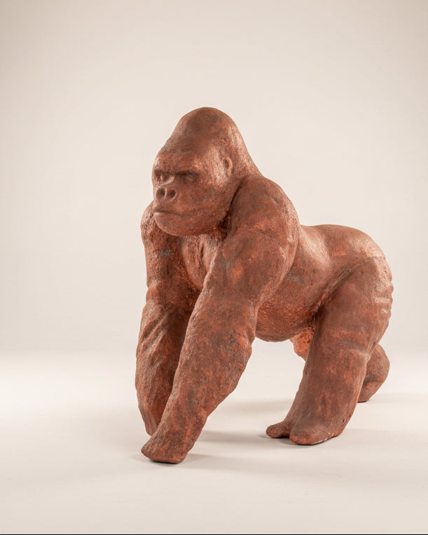Large gorilla sculpture