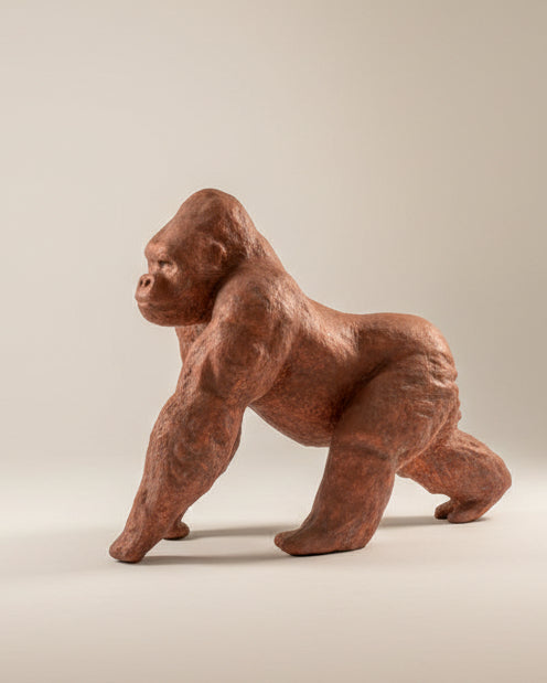 Large gorilla sculpture