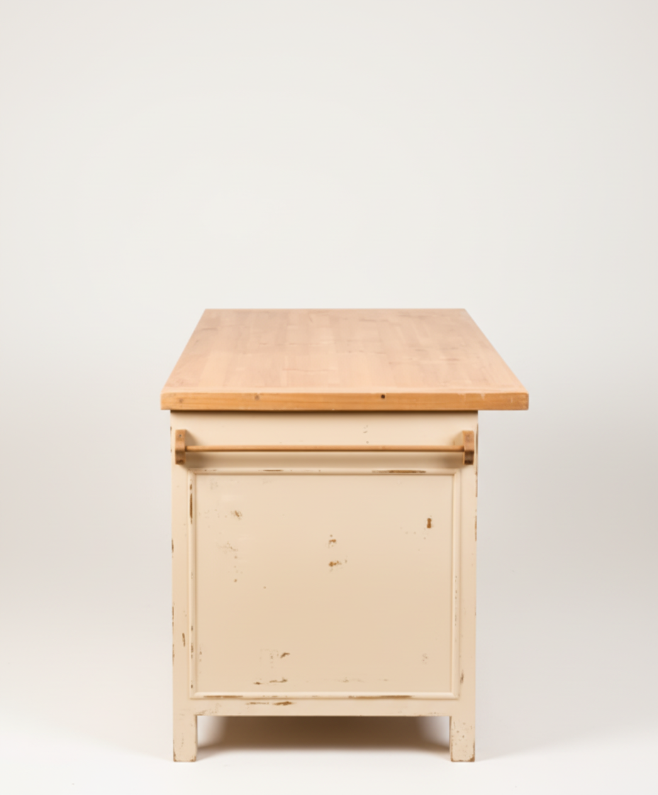 La Orbada industrial island table