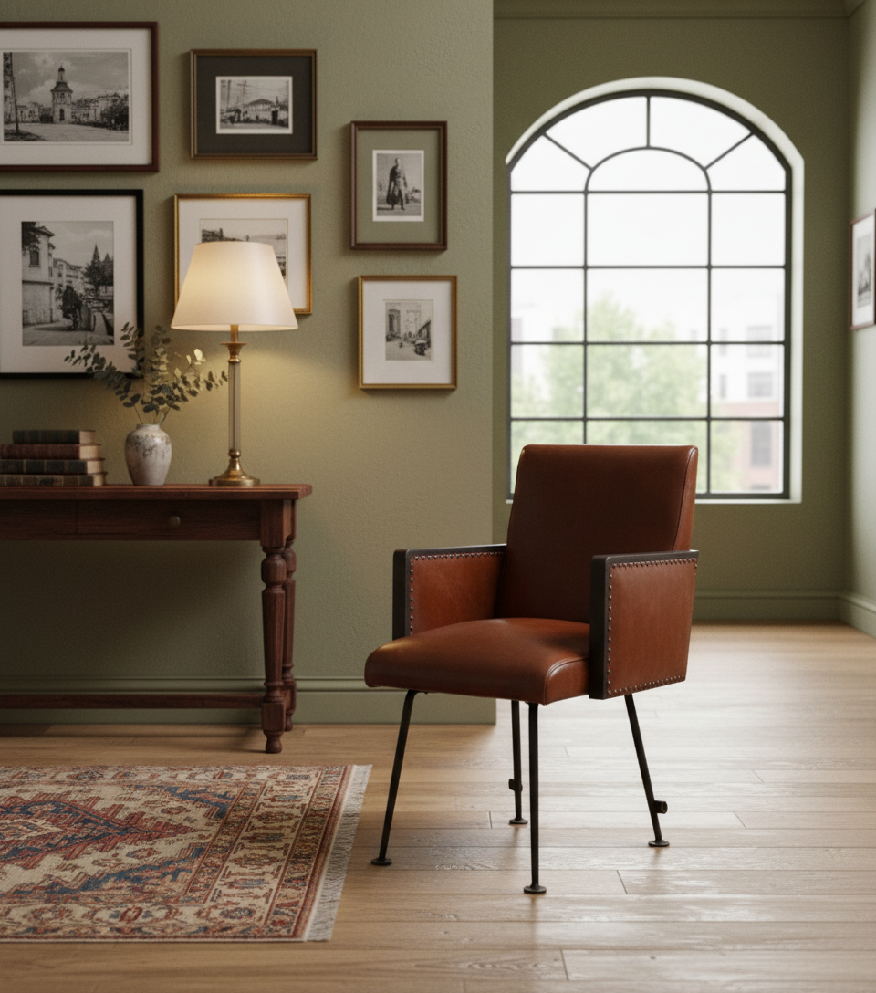 Sillón antiguo de tren