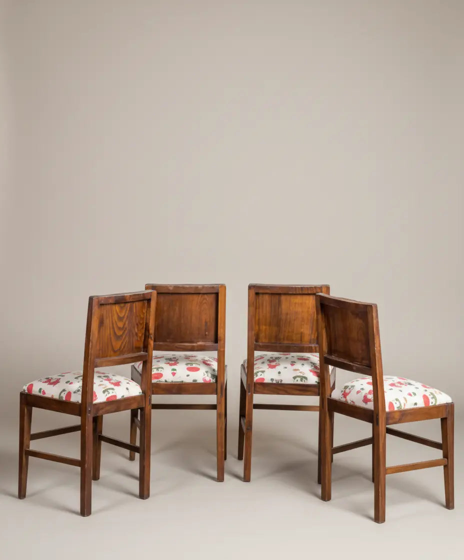 Conjunto de 4 sillas antiguas Blancanieves Antique arte y decoracion