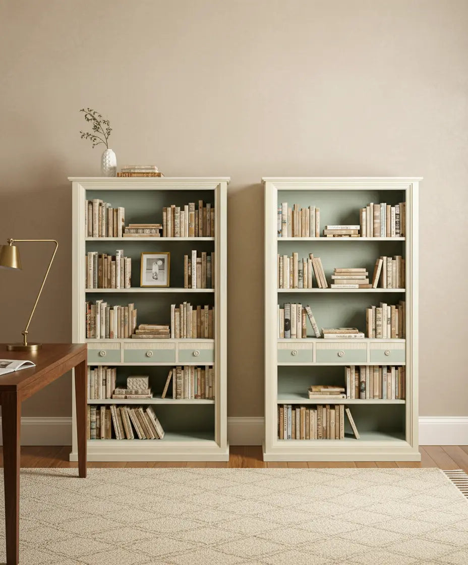 Librería estantería con cajones Sienna Antique arte y decoracion
